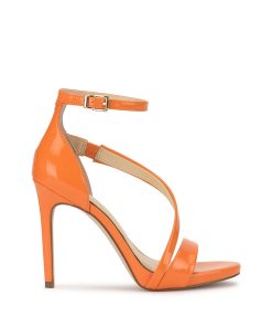 Rayli High Heel in Bright Tangerine