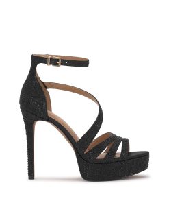 Shyremin Platform Sandal in Black