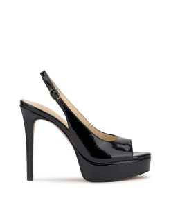Sibilla High Heel in Black Patent