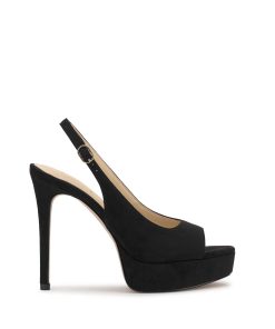 Sibilla High Heel in Black Suede