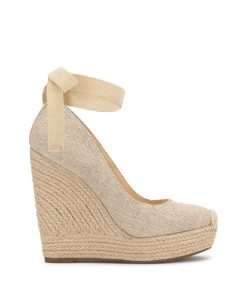 Zexie Platform Wedge in Natural