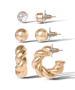Classic Gold Earring Set