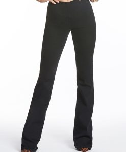 Pull On Flare in Black