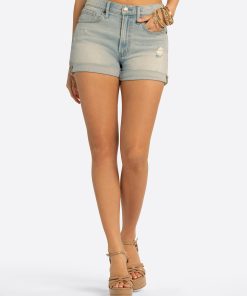 JS Jessica Simpson Redondo High Rise Short in Mist