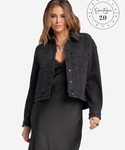 Jessica Simpson 2.0 Trucker Jacket in Luminous